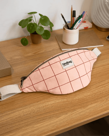 Marsupio Banana Quadri Rosa - ErnestoShop Concept Store