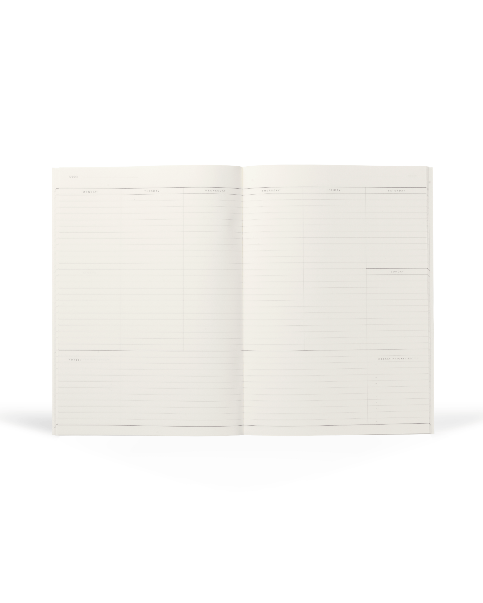 Milo Weekly Planner Grey - ErnestoShop Concept Store