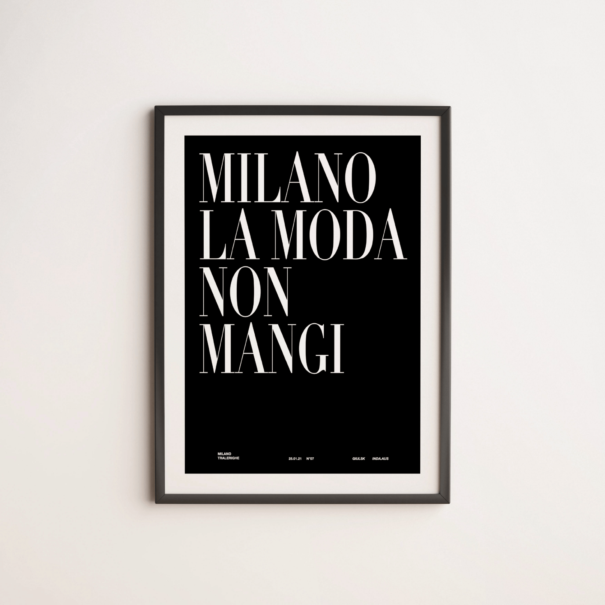 Non mangi Poster A2 - ErnestoShop Concept Store