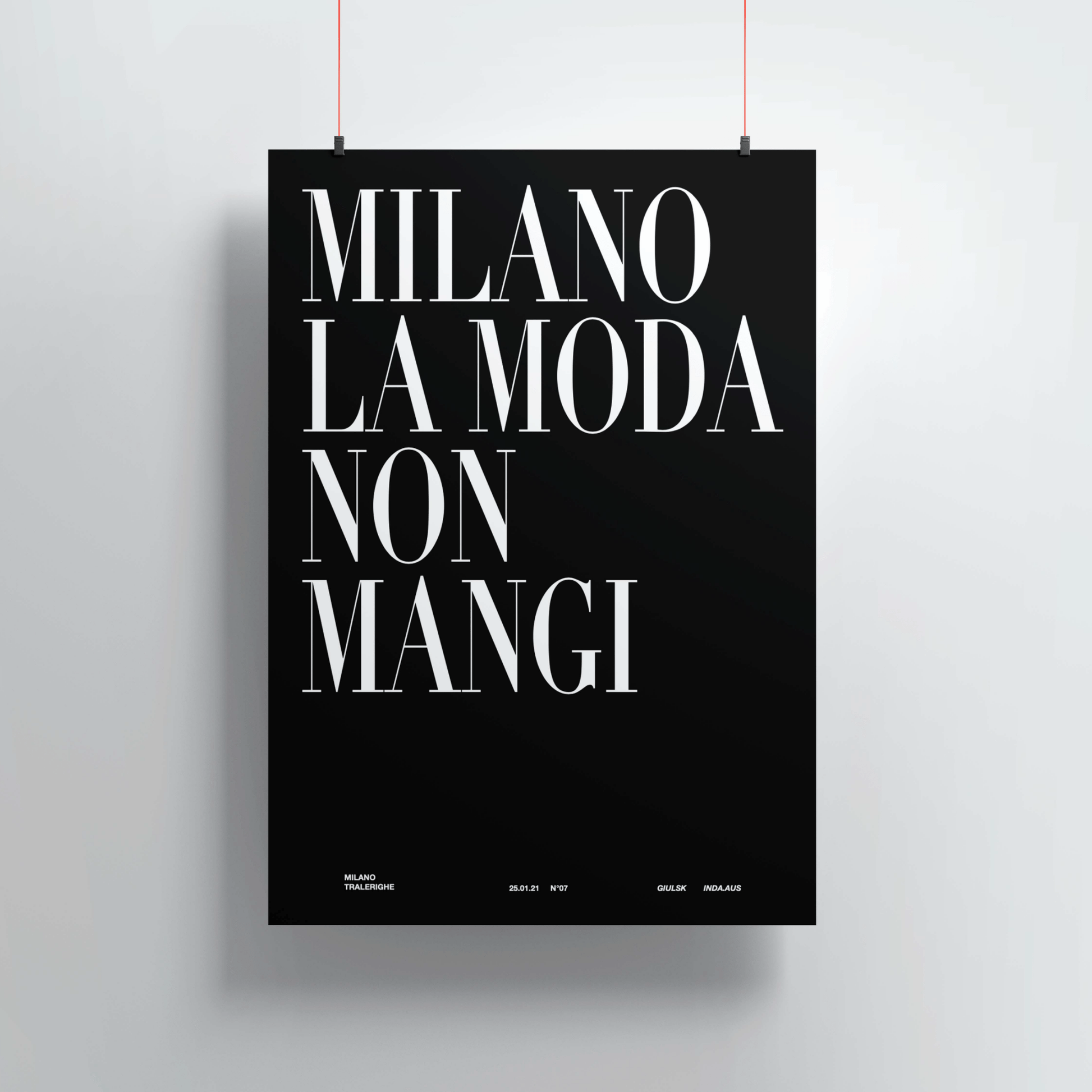 Non mangi Poster A2 - ErnestoShop Concept Store