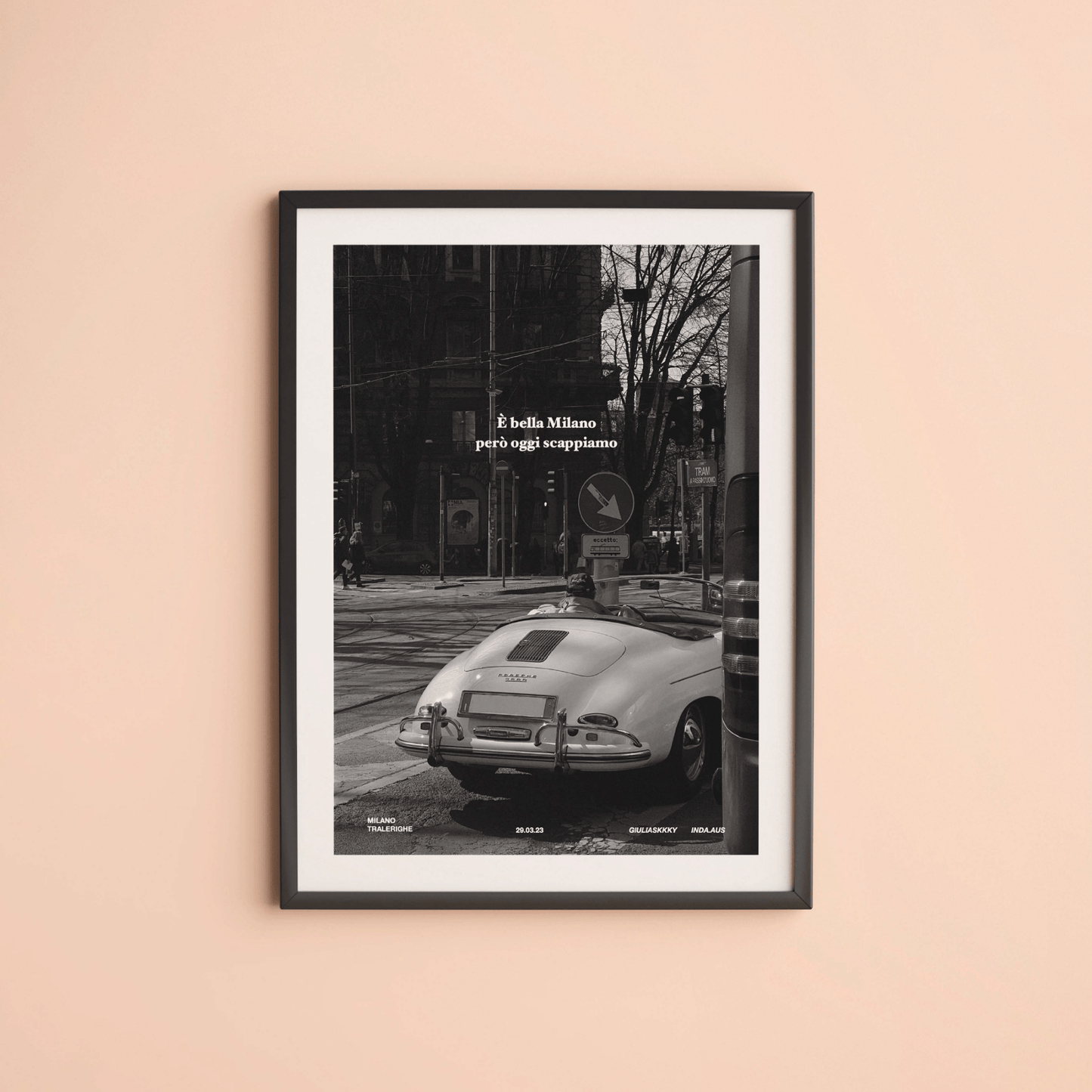 Oggi scappiamo Poster A2 - ErnestoShop Concept Store