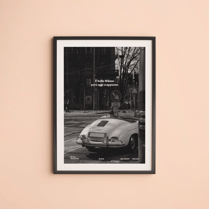 Oggi scappiamo Poster A2 - ErnestoShop Concept Store