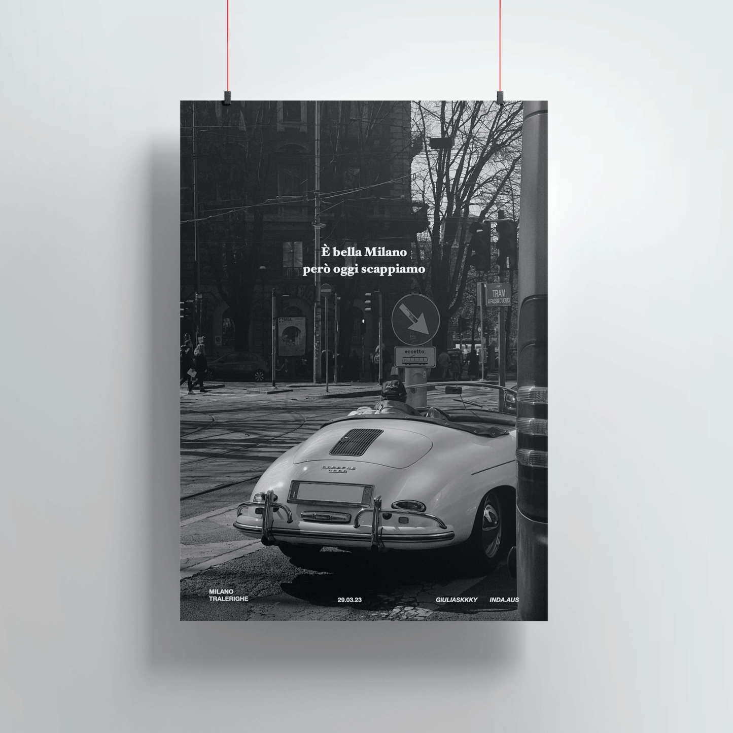 Oggi scappiamo Poster A2 - ErnestoShop Concept Store