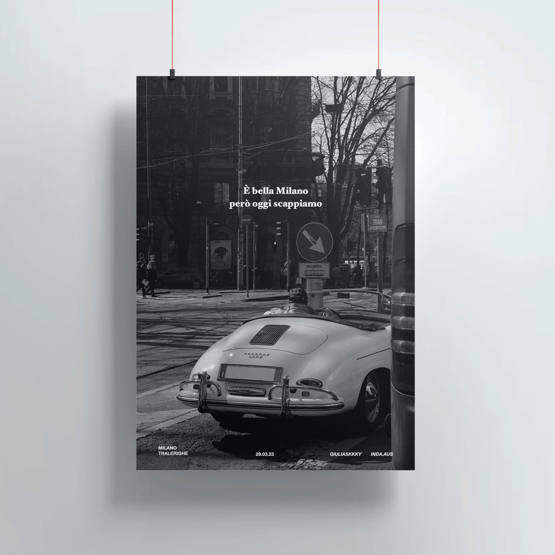 Oggi scappiamo Poster A2 - ErnestoShop Concept Store