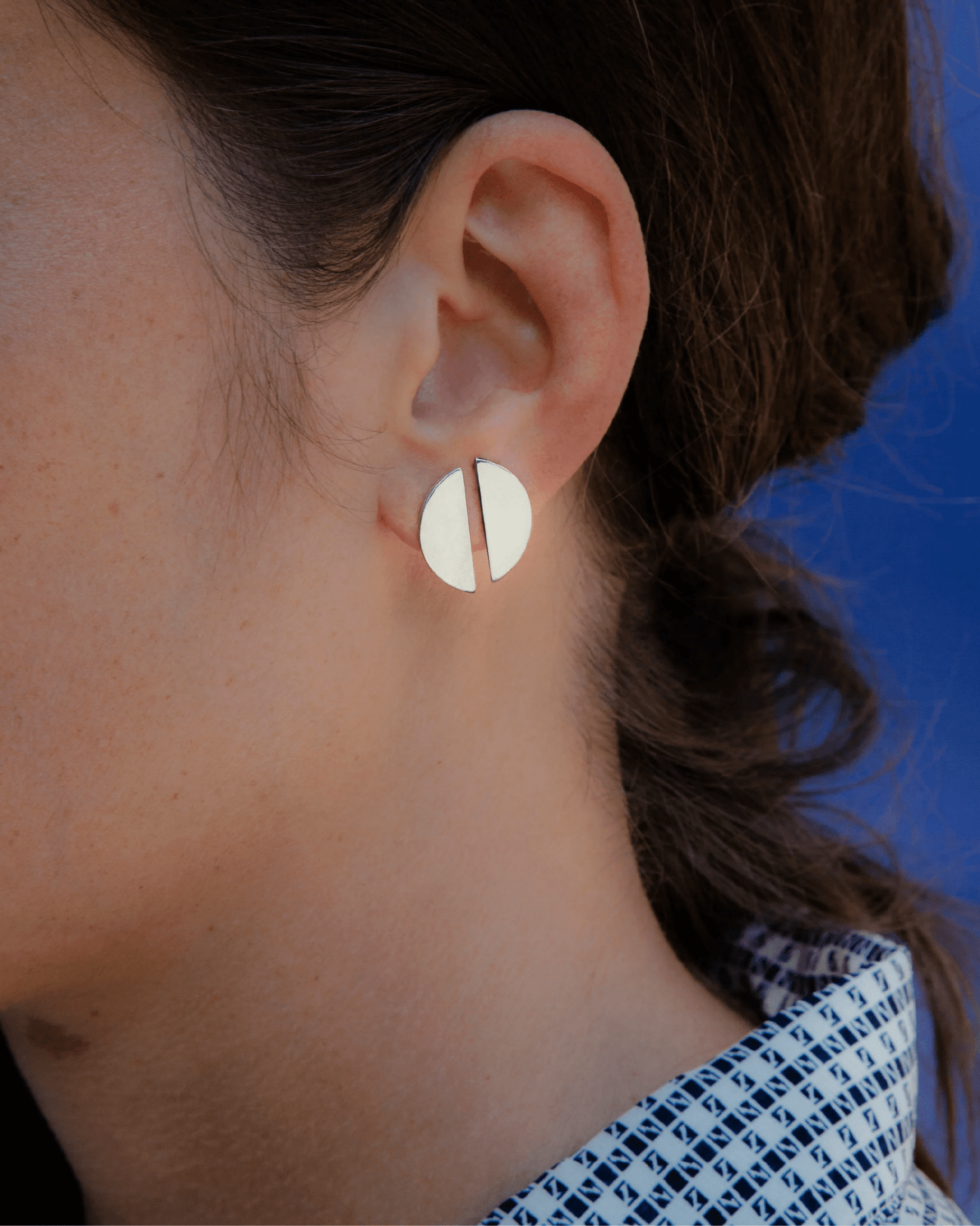 Orecchini Mini Mezzaluna - ErnestoShop Concept Store