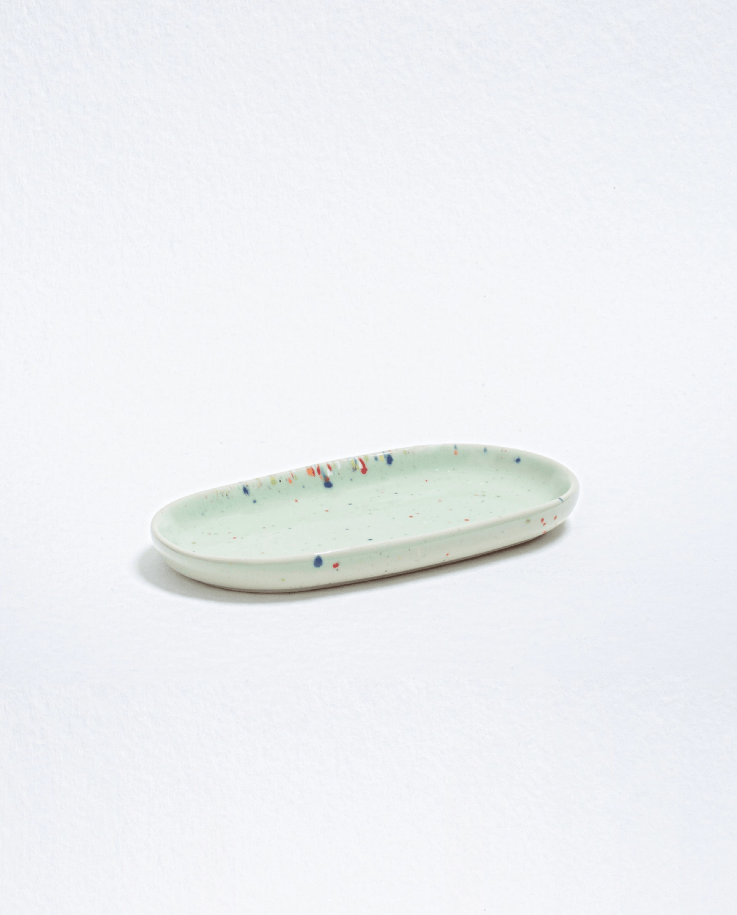 Piattino ceramica party green - ErnestoShop Concept Store