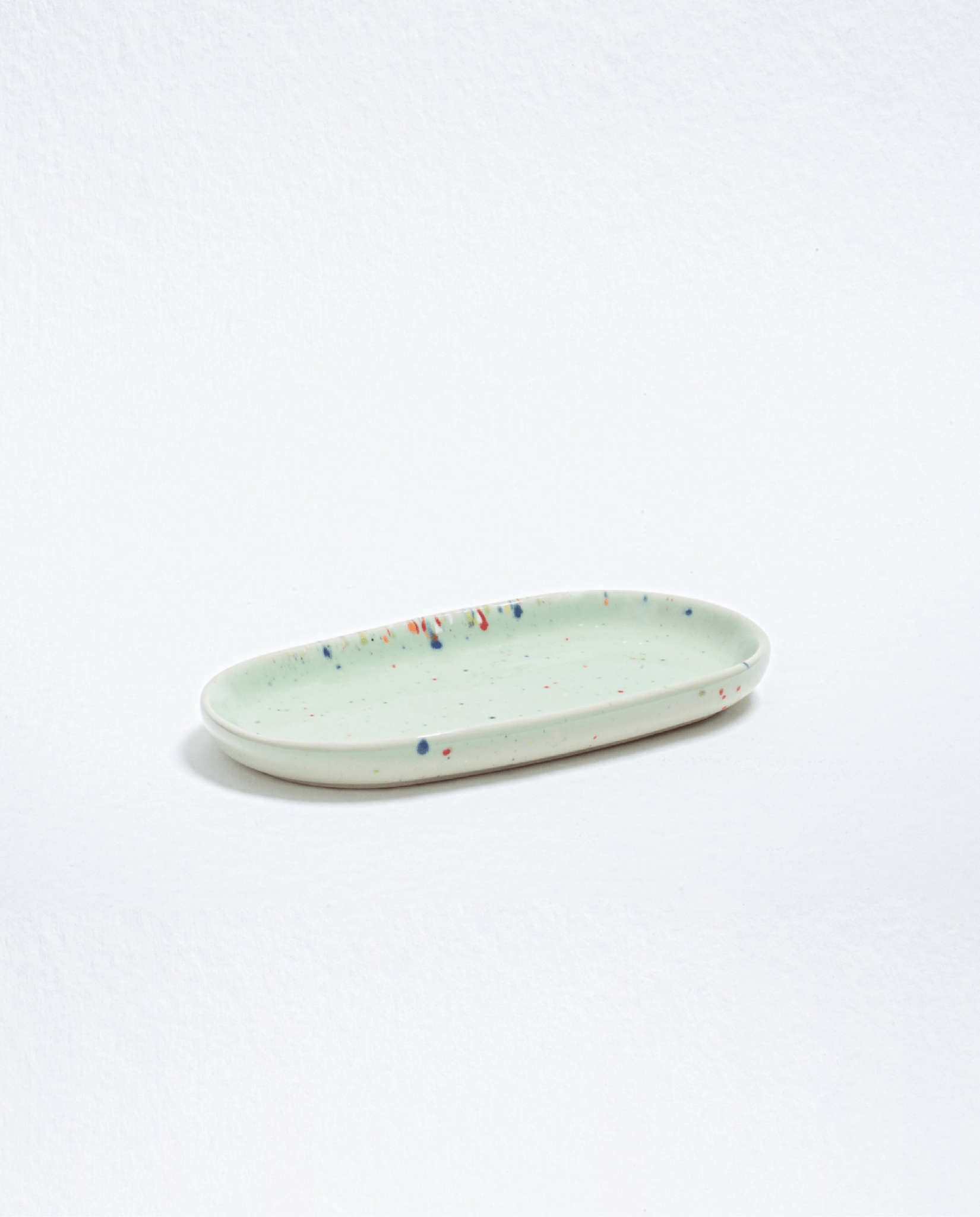 Piattino ceramica party green - ErnestoShop Concept Store