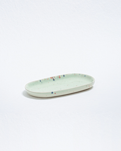 Piattino ceramica party green - ErnestoShop Concept Store