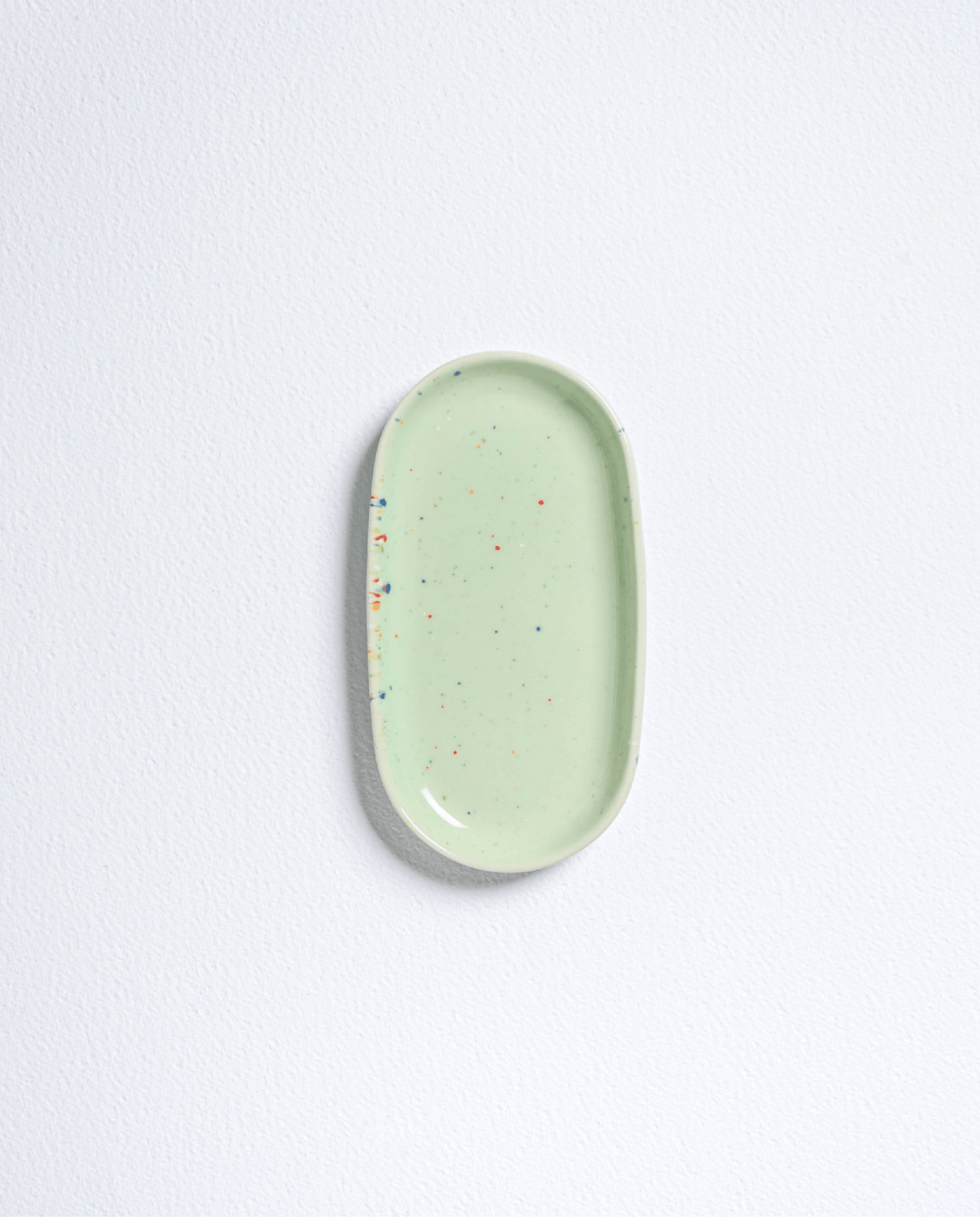 Piattino ceramica party green - ErnestoShop Concept Store