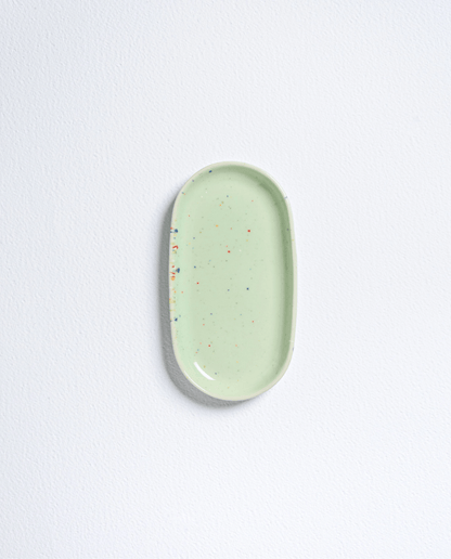 Piattino ceramica party green - ErnestoShop Concept Store