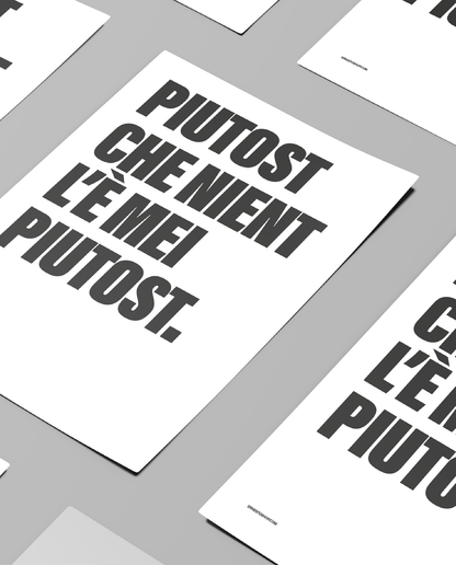 Piutost Poster A2 - ErnestoShop Concept Store