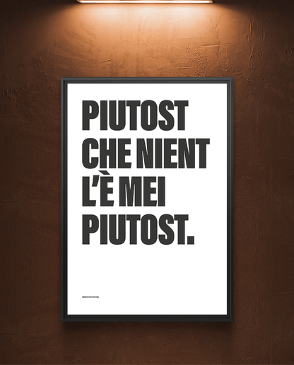 Piutost Poster A2 - ErnestoShop Concept Store