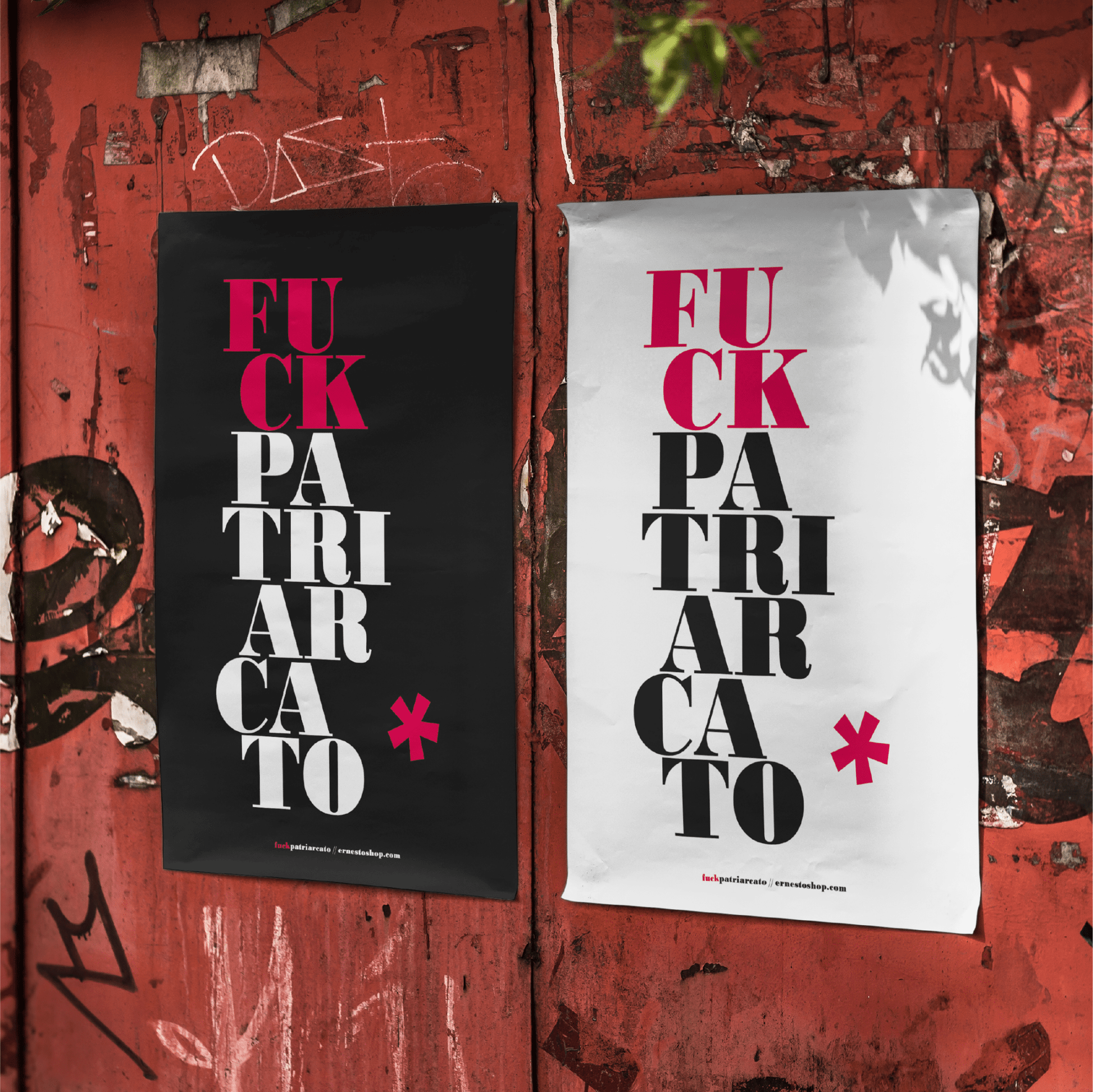 Poster A3 F**k Patriarcato BIANCO - ErnestoShop Concept Store