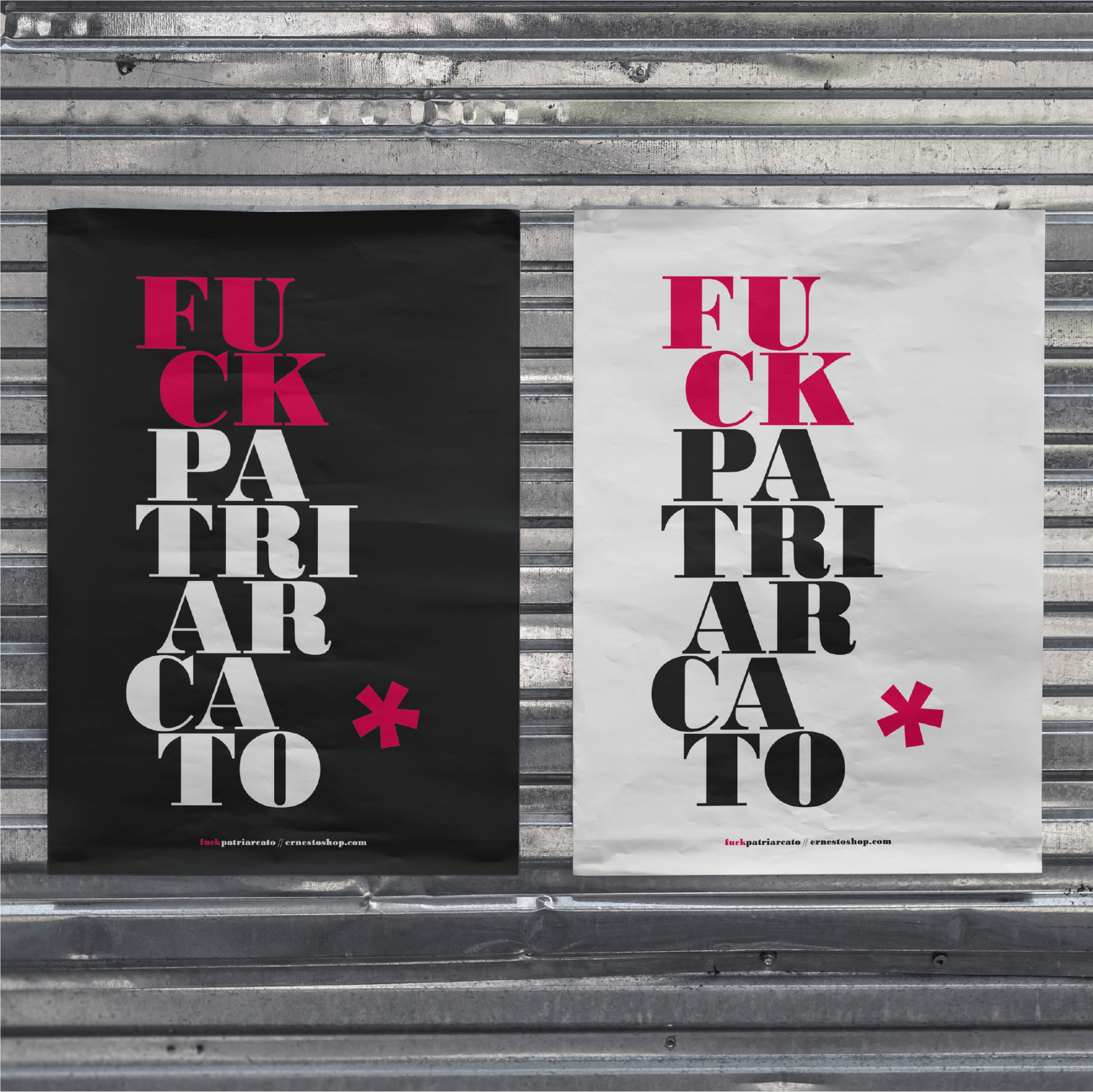 Poster A3 F**k Patriarcato BIANCO - ErnestoShop Concept Store