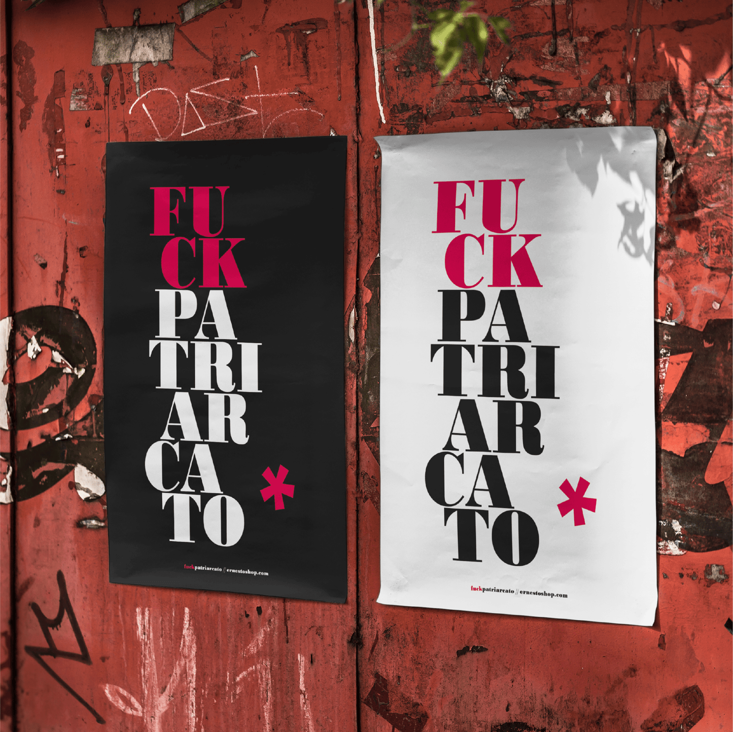 Poster A3 F**k Patriarcato NERO - ErnestoShop Concept Store