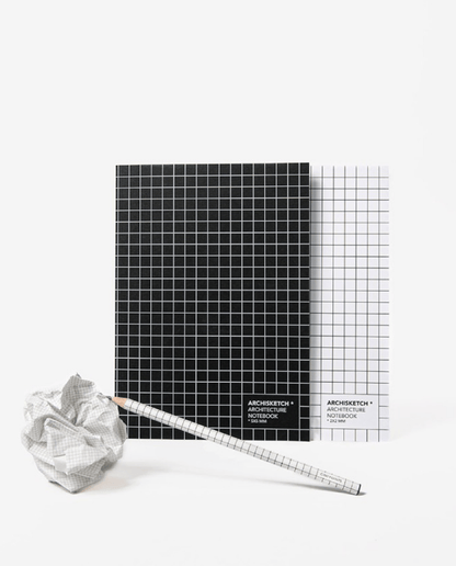 Quaderno nero grid 5x5mm - ErnestoShop Concept Store