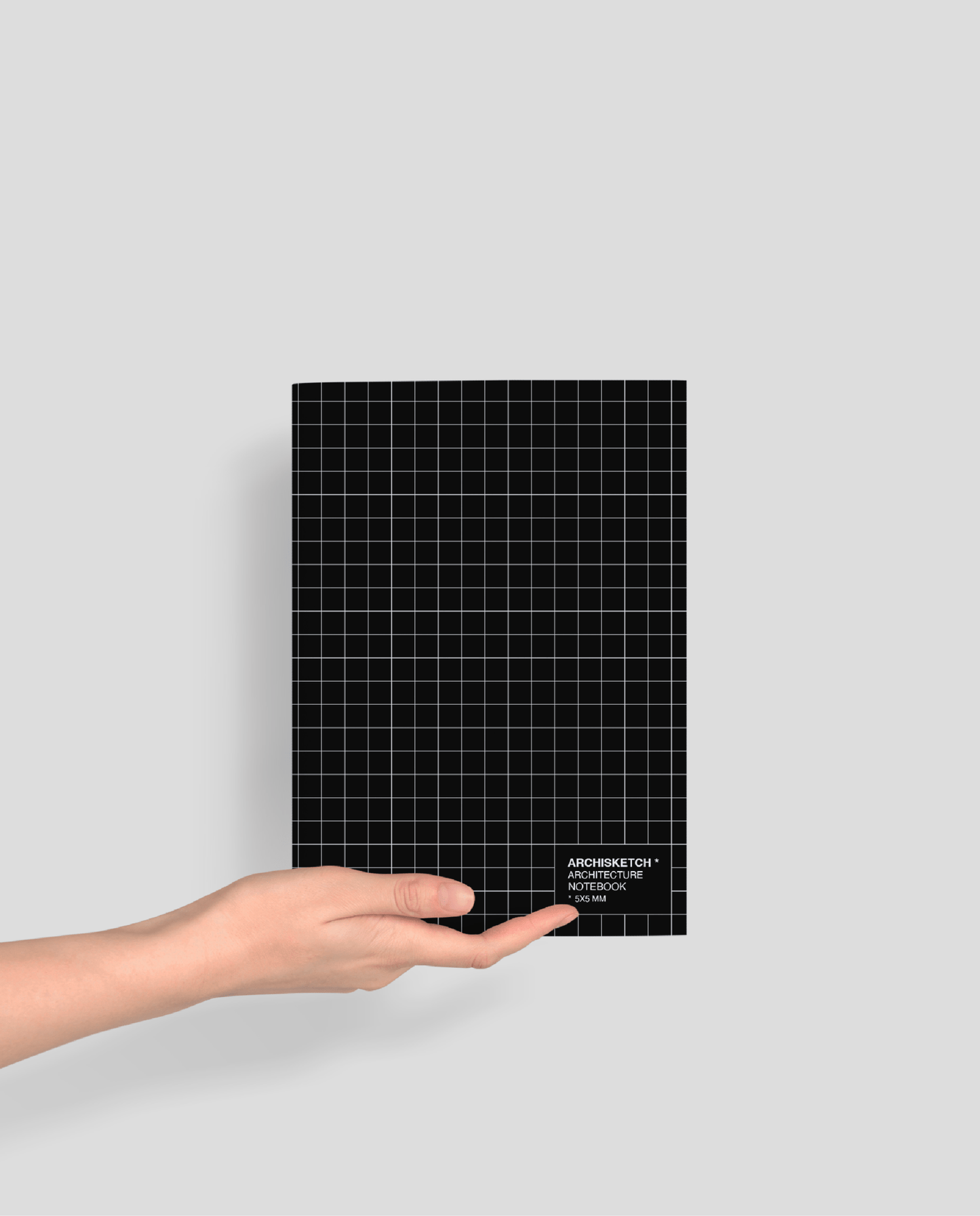 Quaderno nero grid 5x5mm - ErnestoShop Concept Store