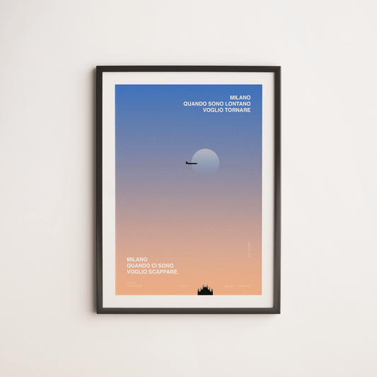Quando sono lontano Poster A2 - ErnestoShop Concept Store