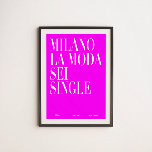 Sei single Poster A2 - ErnestoShop Concept Store