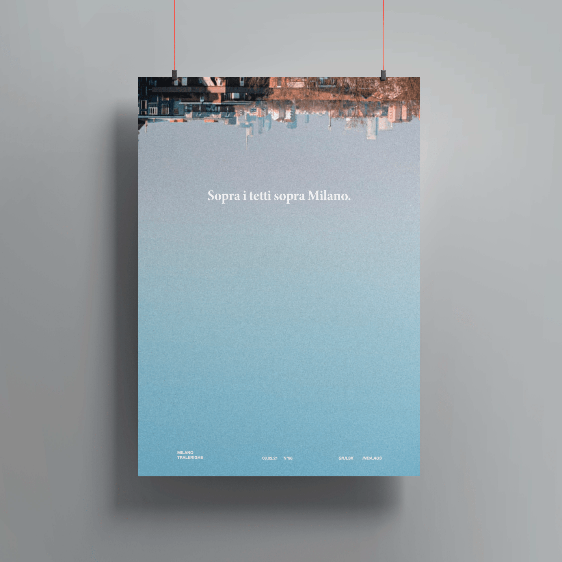 Sopra i tetti Poster A2 - ErnestoShop Concept Store