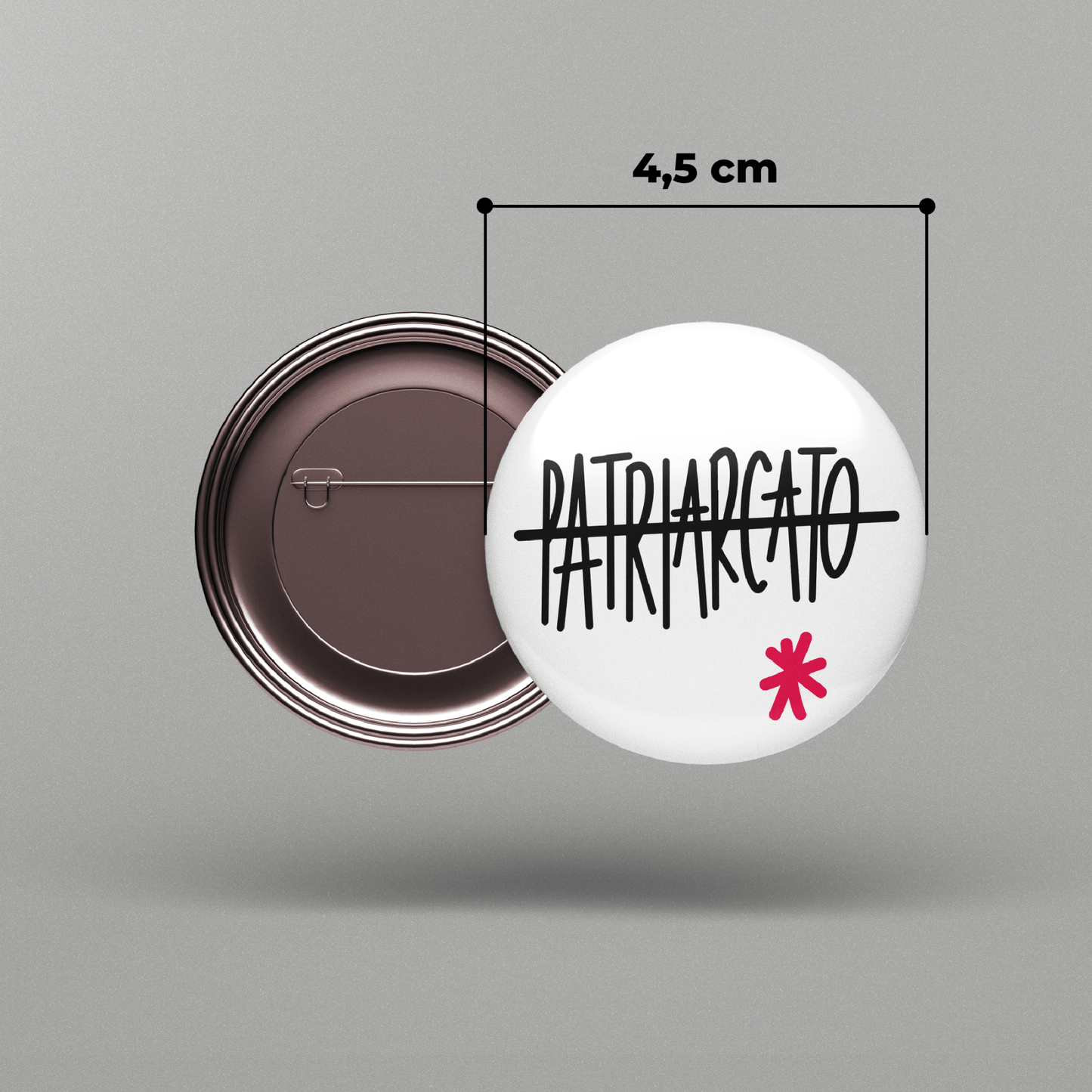 Spilla Patriarcato Barrato - ErnestoShop Concept Store