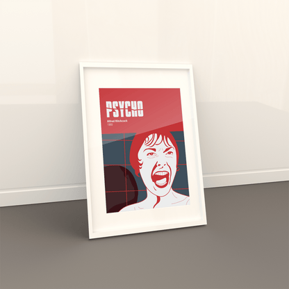 Stampa A3 PSYCHO Alfred Hitchcock - ErnestoShop Concept Store