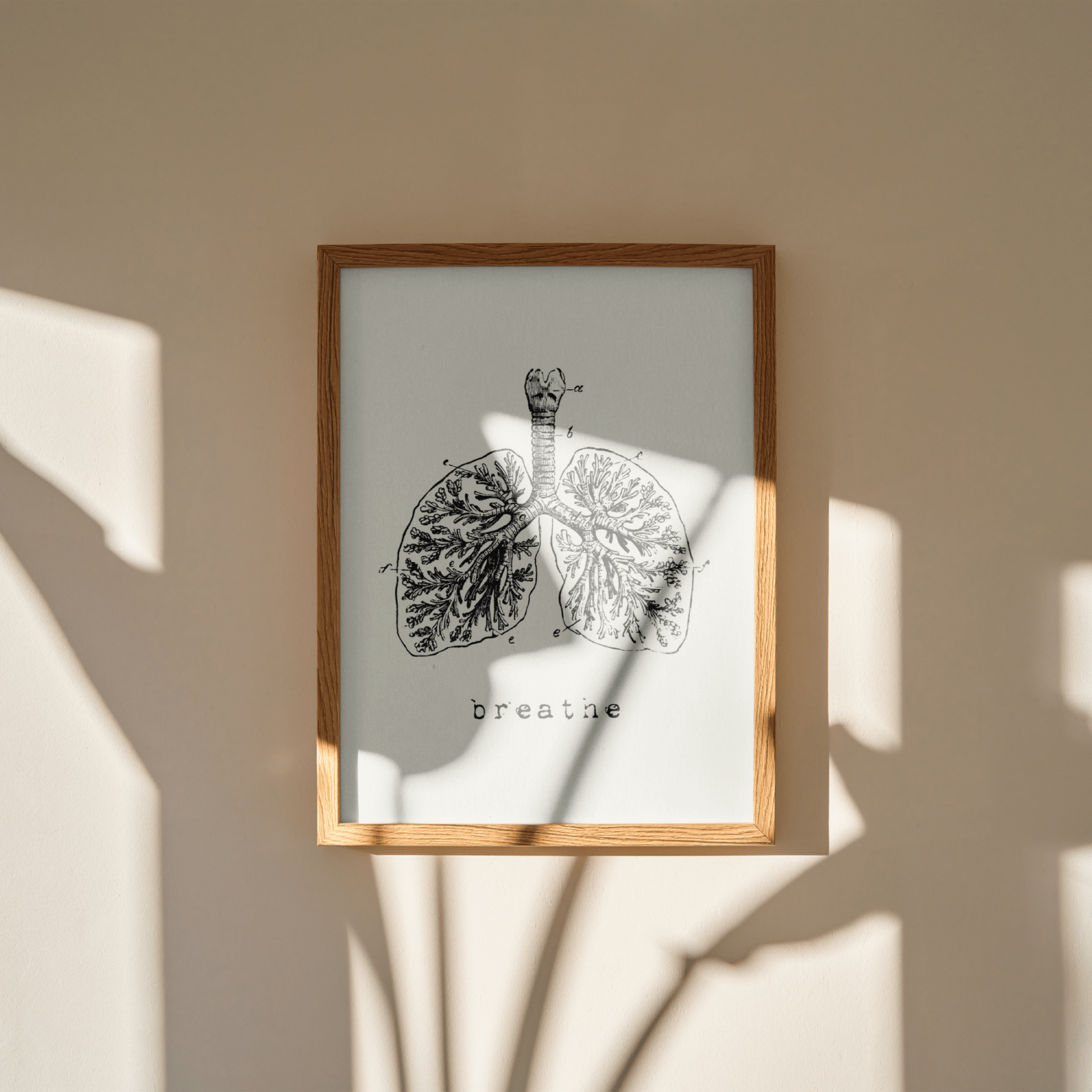 Stampa serigrafata BREATHE A4 - ErnestoShop Concept Store