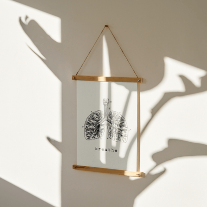 Stampa serigrafata BREATHE A4 - ErnestoShop Concept Store