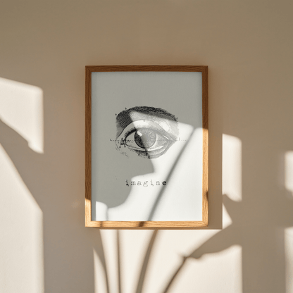 Stampa serigrafata IMAGINE A4 - ErnestoShop Concept Store