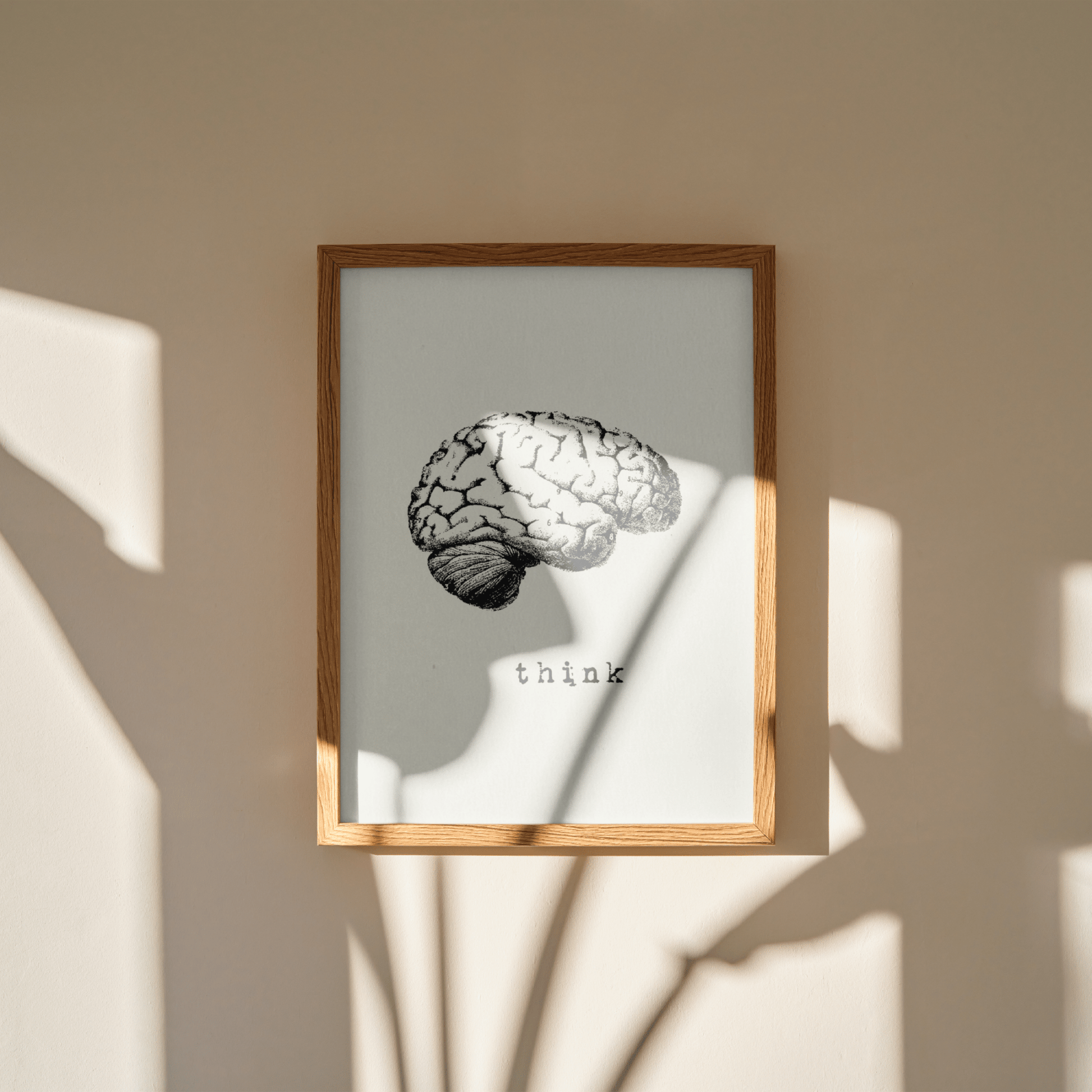 Stampa serigrafata THINK A4 - ErnestoShop Concept Store