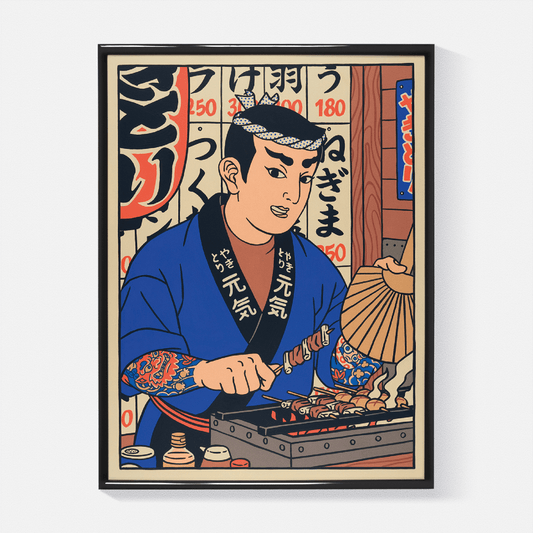 Stampa Yakitori Chef A4 - ErnestoShop Concept Store