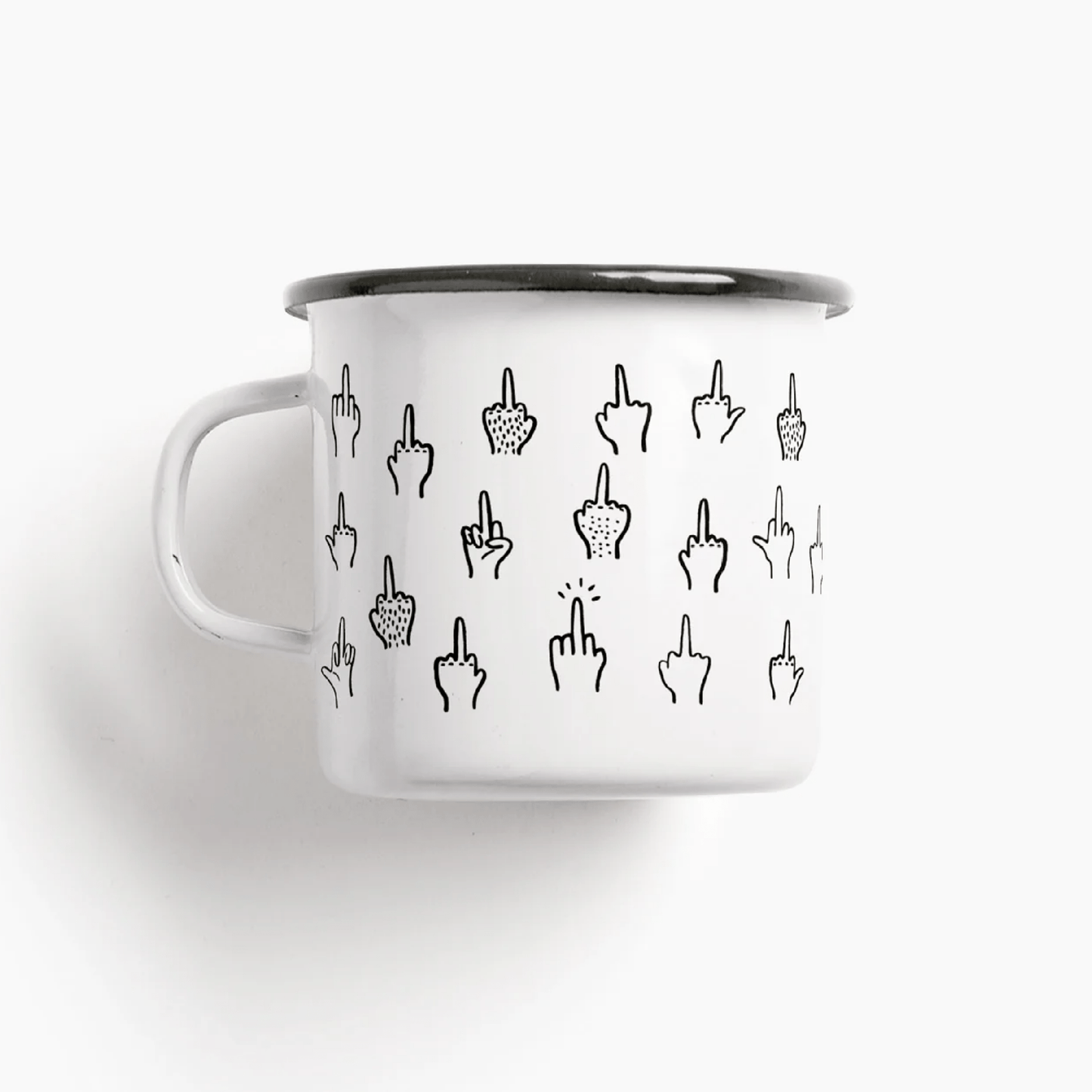 Tazza Smaltata Fuck - ErnestoShop Concept Store