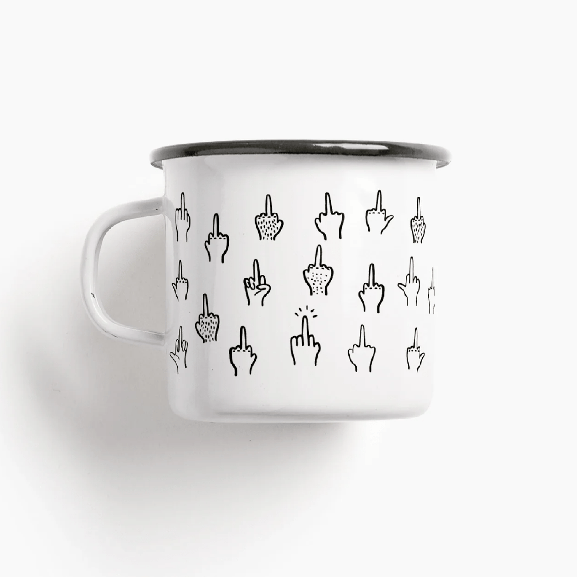 Tazza Smaltata Fuck - ErnestoShop Concept Store