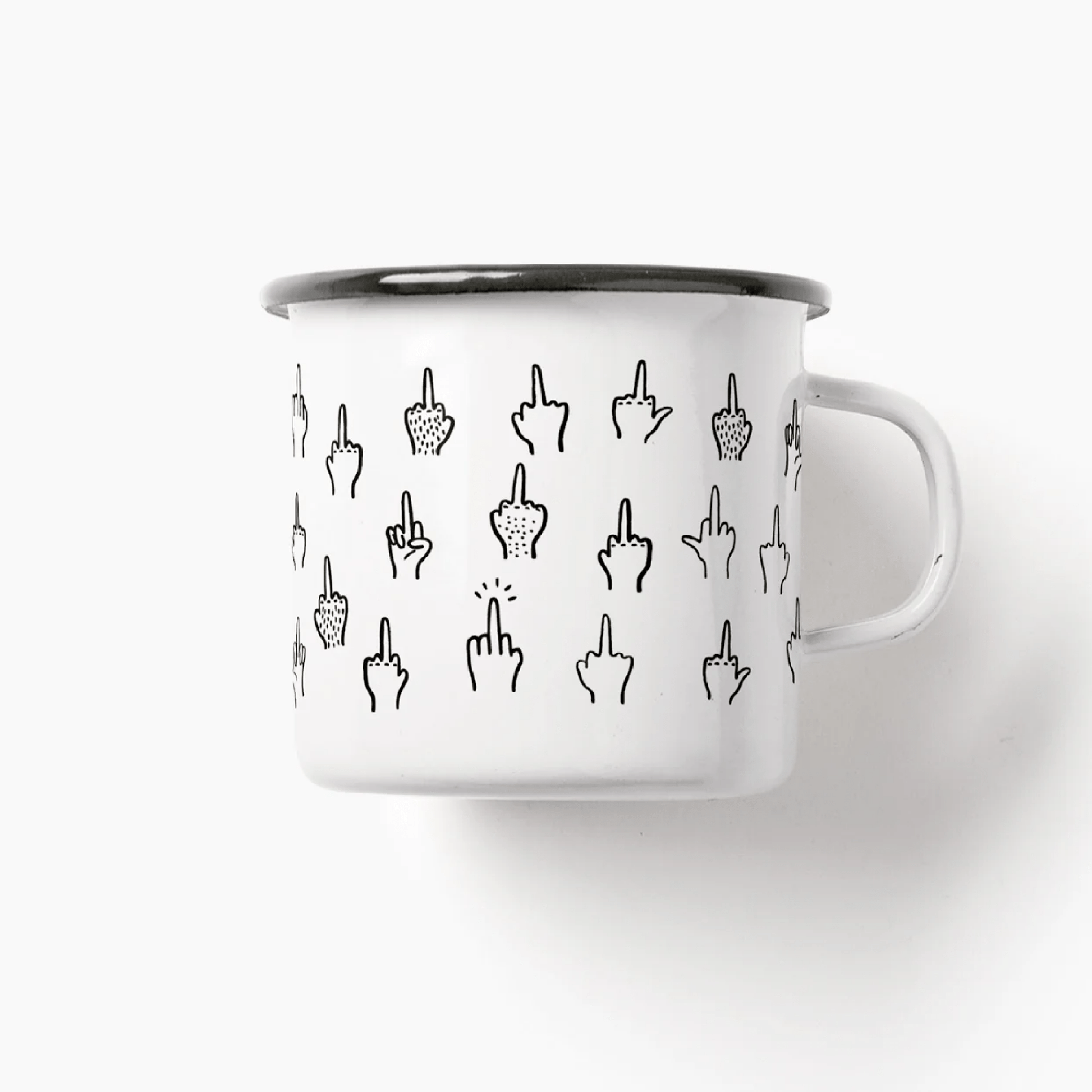 Tazza Smaltata Fuck - ErnestoShop Concept Store