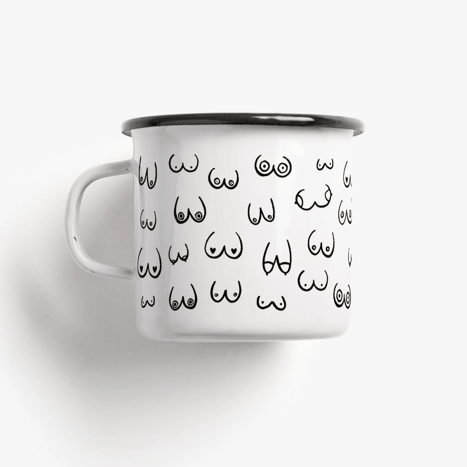 Tazza Smaltata Tits - ErnestoShop Concept Store