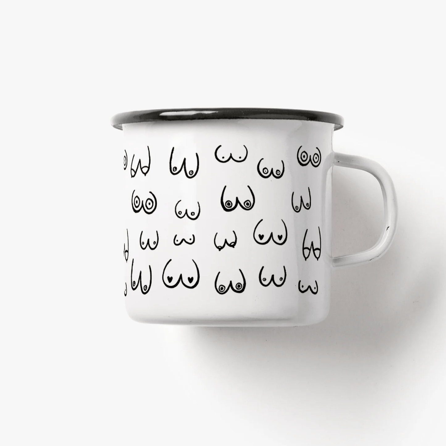 Tazza Smaltata Tits - ErnestoShop Concept Store