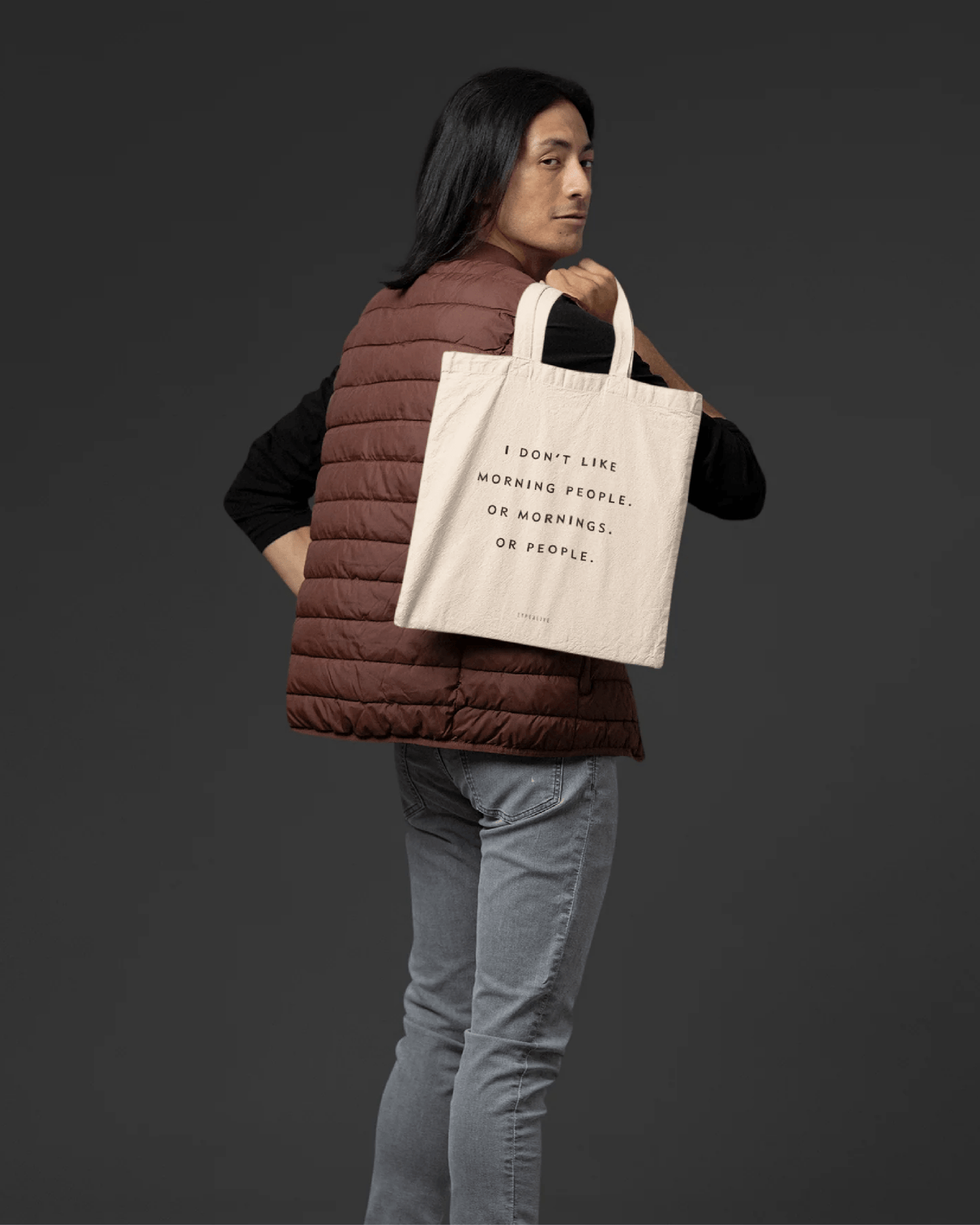 Tote Bag Morning People - ErnestoShop Concept Store