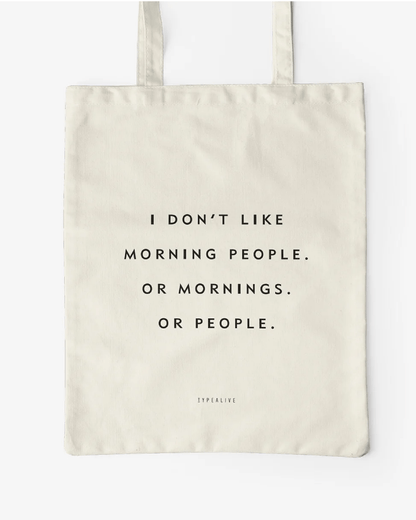 Tote Bag Morning People - ErnestoShop Concept Store