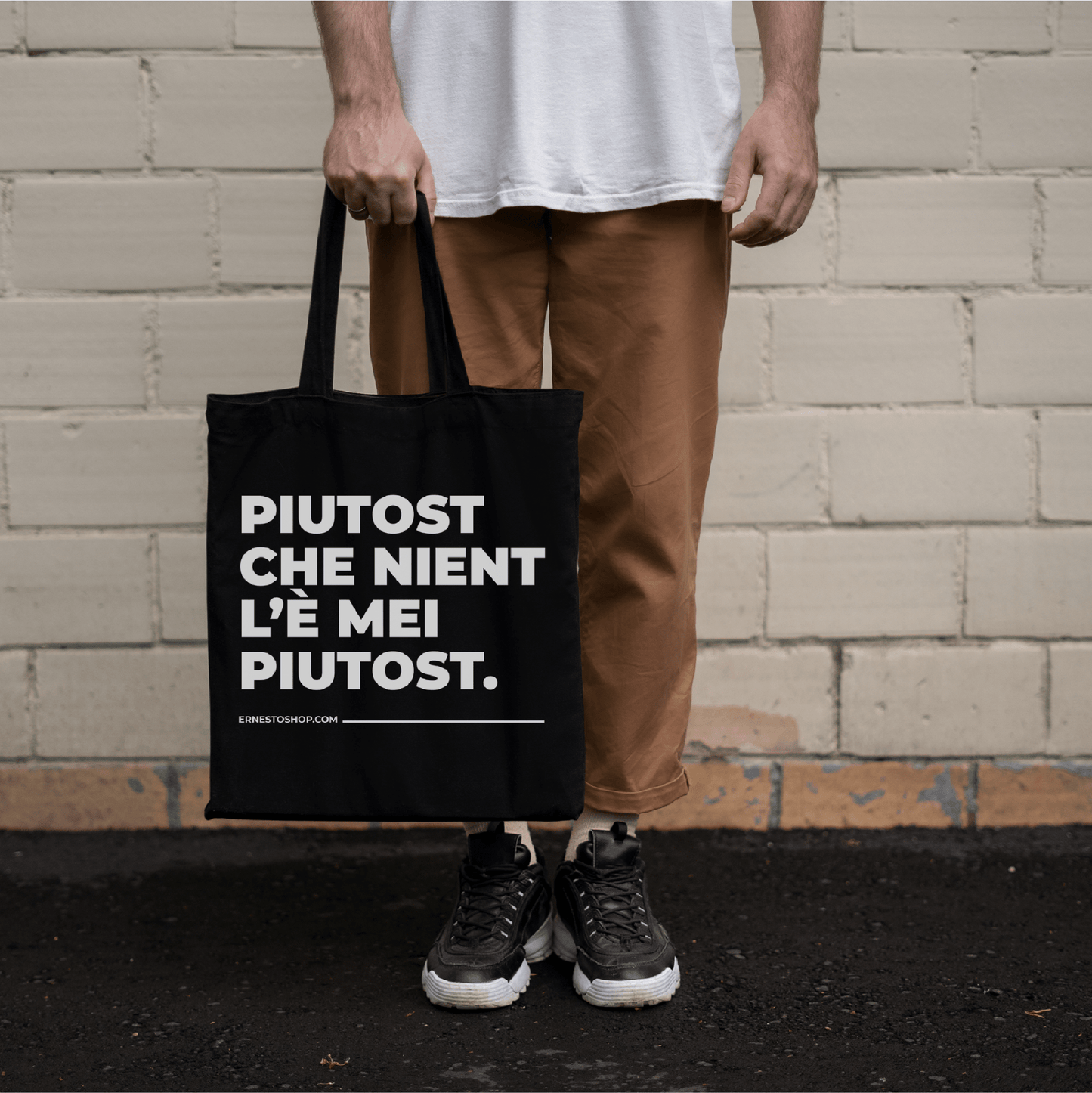 Tote Bag PIUTOST - NERA - ErnestoShop Concept Store