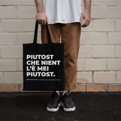 Tote Bag PIUTOST - NERA - ErnestoShop Concept Store