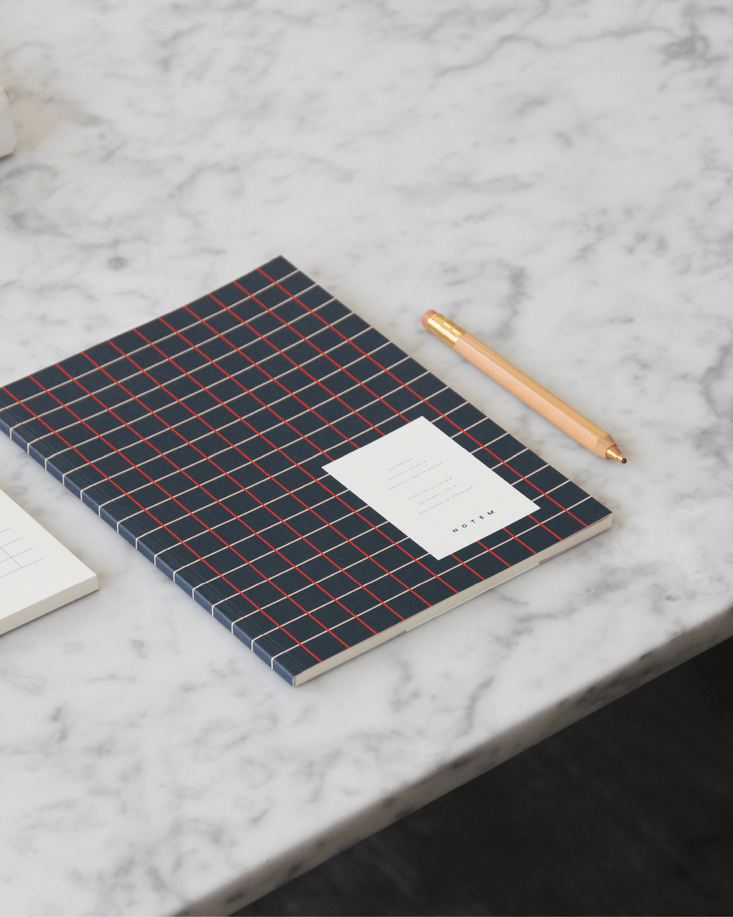 Vita Quaderno Medio Dark Blue Grid - ErnestoShop Concept Store