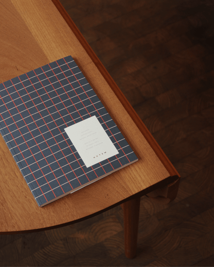 Vita Quaderno Medio Dark Blue Grid - ErnestoShop Concept Store