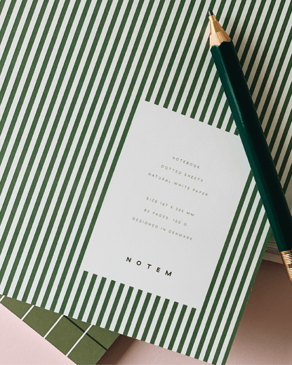 Vita Quaderno Medio Green Lines - ErnestoShop Concept Store