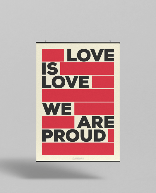 We are Proud Poster A2 - ErnestoShop Concept Store