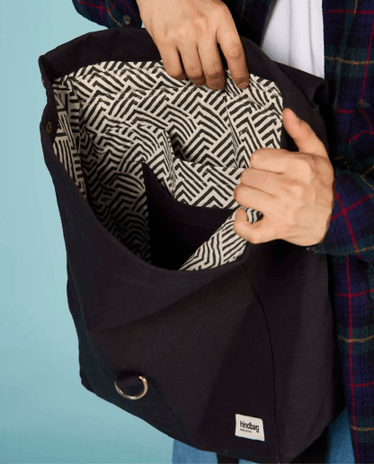 Zaino nero in tessuto - ErnestoShop Concept Store