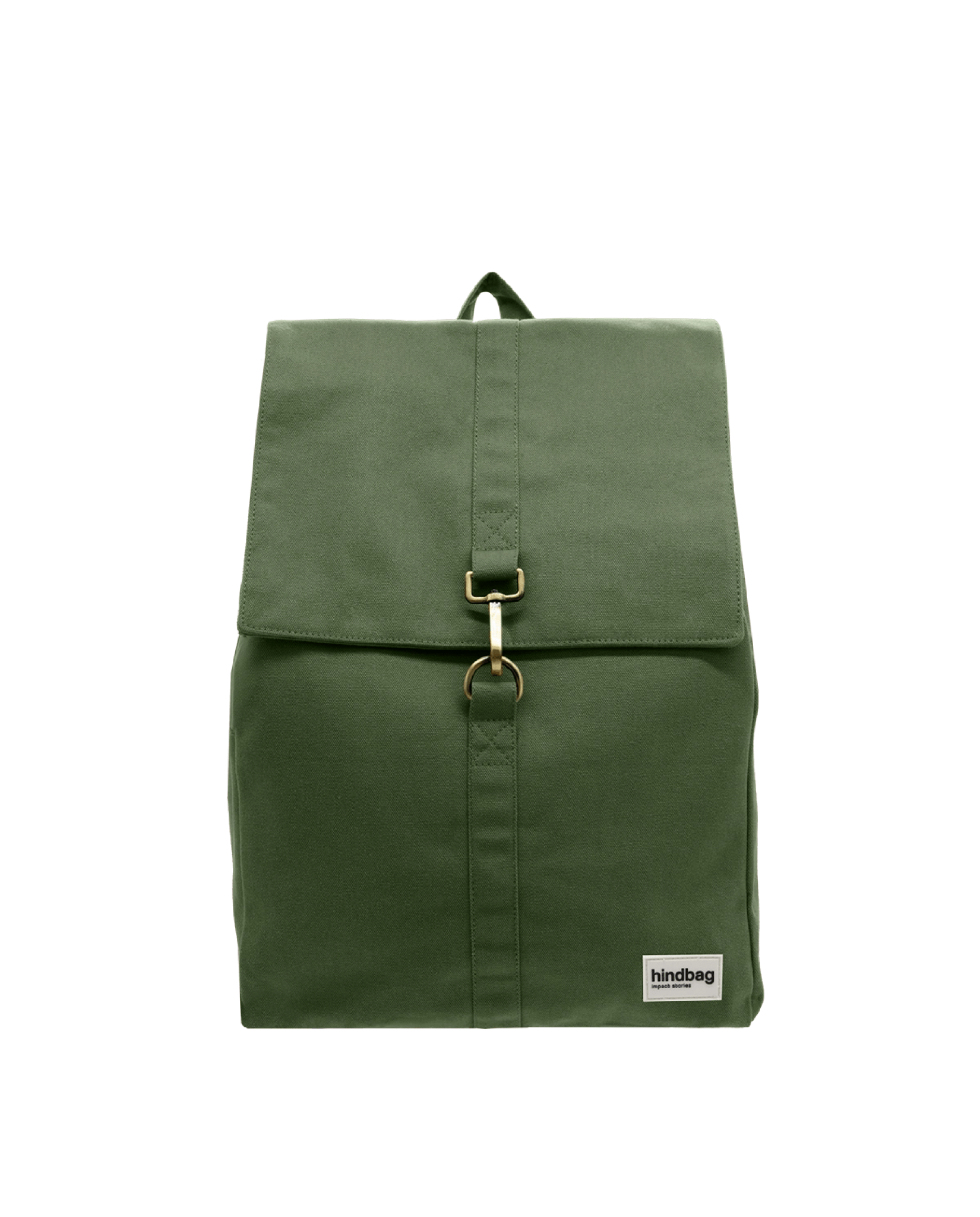 Zaino verde oliva in tessuto - ErnestoShop Concept Store