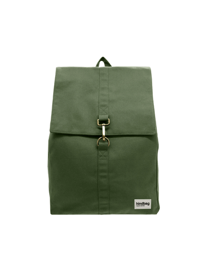 Zaino verde oliva in tessuto - ErnestoShop Concept Store